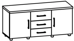 Office equipment cabinet 8617 MYA Series "Galant"