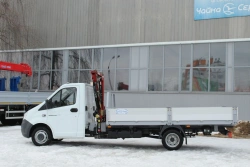 Vehicle with CMU model NR8082S manufactured by OOO "Chaika-NN", modifications 2784BY, 2784BB on the basis of GAZ A21R22, A21 cha