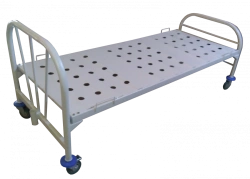 Functional bed for medical institutions according to TU 9452-001-81150649-2011 single-section KMR (BY-101)