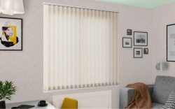 Vertical fabric blinds V-system