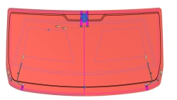 GAZ LCV windscreen (C+C colour) Code 00223LFW00003