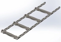 Scraper chain assembly CSK-5-7 (one section)