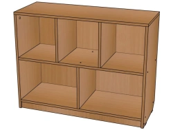 Shelving unit "KM-2" from set "Comest" / SZH62