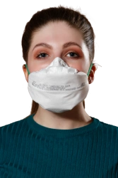 Filtering half-mask for protection against aerosols with additional protection against vapours and gases "Respirator "Lepestok-4