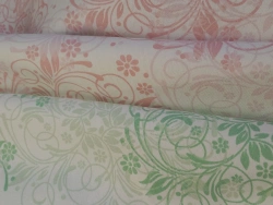 Cotton fabric combined weave teak printed (printed), pov.pl.pl. 205 g/sq.m., width 150 cm, 100% cotton