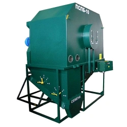 Pneumatic separator with rotary barriers stationary (for 3 fractions) PSPB-10