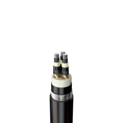 Power cable APv... aluminium with SPE insulation, armoured in PE jacket
