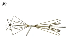 P6-121 folding broadband biconical antenna 30 - 300 MHz