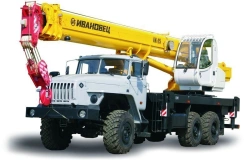 Truck crane KS-45717-1R and its modifications with cab U2.60.52.000 and its modifications manufactured by "IMZ AUTOCRAN" LLC, ca