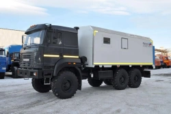 Mobile workshop, Mobile laboratory, Cargo-carrying vehicle, UZST brand, type UZST02, modification 5860-46 on sha