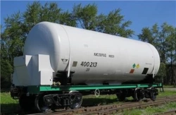 Tank wagons for argon, oxygen, nitrogen, model 15-558C-04