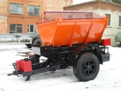 Sand spreader trailer RPM-01 to tractor MTZ-82.1