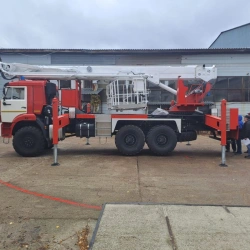 Firefighting crane truck APK-32 (43118), type 4344F3, based on chassis of 43118-50 modification