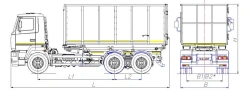 Self-loading multilift truck of model MK-3562-11