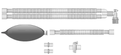Respiratory devices for joint use with anaesthetic and resuscitation equipment, version: a