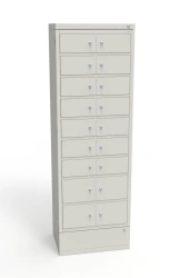 ASH-18 OD subscriber's cabinet for 18 cells with common service door