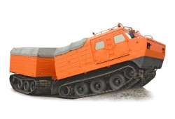 Two-linked crawler snowmobiler DT-5P