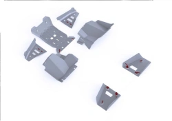 AL underbody protection kit for YAMAHA WOLVERINE-R (2015-)