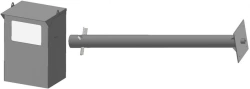 Outdoor telecommunication cabinet ???-??-08-650x950x500 (vandal-proof)