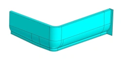 6282-401-5102051-27 Rear left front catwalk moulding