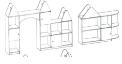 Universal wall for books and toys (Trade mark Alliance-C)