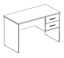 Single worktop 11 140 Series "STEEL"