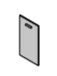 Low chipboard door. Set of furniture "Bond"