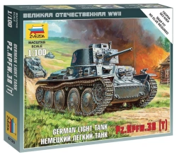 Assemblage model "German light tank T-38"