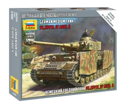 Assembled model "German Tank T-IV H"