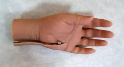 Cosmetic prosthesis of the hand, including partial and partial dislocation of the hand