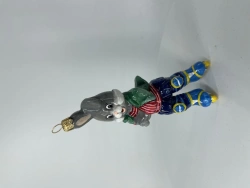 Licence Christmas tree toy made of glass "Stepashka"