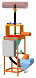 Installation for continuous automatic measurement of particle size in pulp flow "PIK-074".