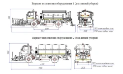 Universal road maintenance machine model MK-4533-06