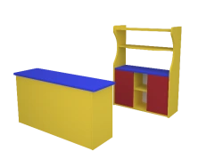 Supermarket play corner Dm523