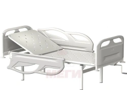 KF0-01-"MSC" (MSC-2105) - General hospital bed with a headrest, without wheels, plastic backrests, bed - steel sheet, mechanised