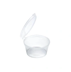 Consumer polymer packaging according to TU 22.22.1-012-54287340-2018: Optima containers with a lid with capacity from 10ml to 80