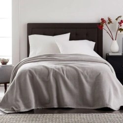 Decorative coverlets made of synthetic fabrics