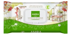 AMRA travel Refreshing wet wipes, LONDON 1/120/6