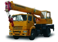 Truck crane KS-35714K-3 and its modifications using cabin U7810.5 and its modifications manufactured by IMZ AVTOKRAN Ltd.
