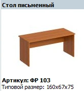 "Formula" Writing Desk Art. FR 103