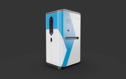 Automatic station for monitoring and correction of parameters of lubricating-cooling liquid