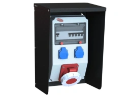 Surface-mounted switchgear combination module (Panel with sockets) T P02.10 with protective canopy