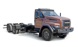 Chassis Ural 73945-01 (Equipment options: gearbox FG 9JS150TA, 12JSD160TA; clutch: ZF, Hammer; neutraliser: dinex)