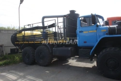 Unit for dewaxing of wells type 7098T8, chassis Ural 55571-1151-60, 55571-1151-62, 55571-1151-70, 55571-1151-72, 55571-1155.