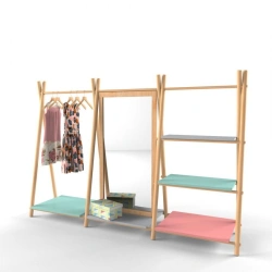 Scandinavia play wardrobe shelving unit, item number 56017-001