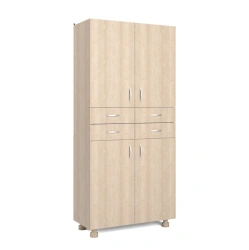 Filing cabinet with pull-out drawers