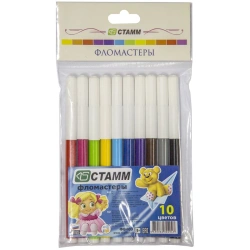 Crayons "Merry Toys", 10 colours, flushable, bag, Europodweight