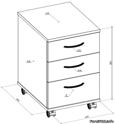 Wooden office bollards (TA 3)
