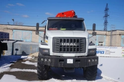 Special container truck on chassis URAL 5557-18, 55571-18. GIRD mark. Type 5849N2. Modification 5849N2-0000062. Execution