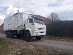 Mobile workshop (without CMU) on chassis KAMAZ-43118 (-37; -A5; -50; -RR; -RS) Type 47611
